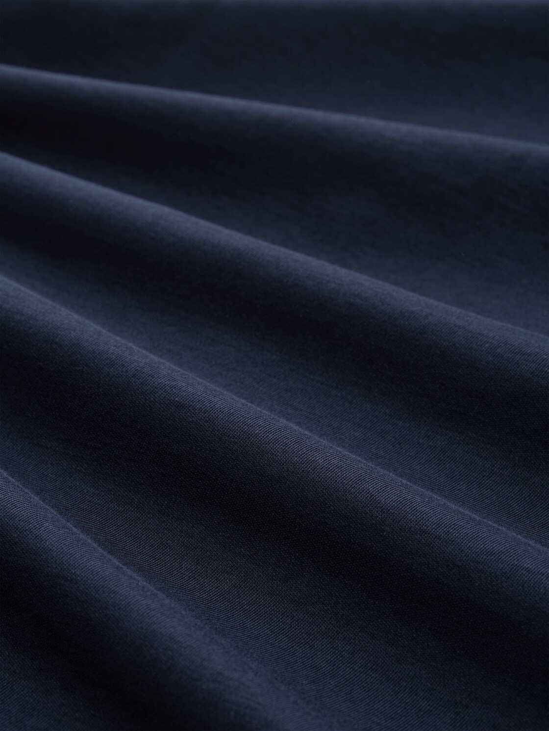 T-Shirt aus Baumwolle - sky captain blue - Material-Ansicht