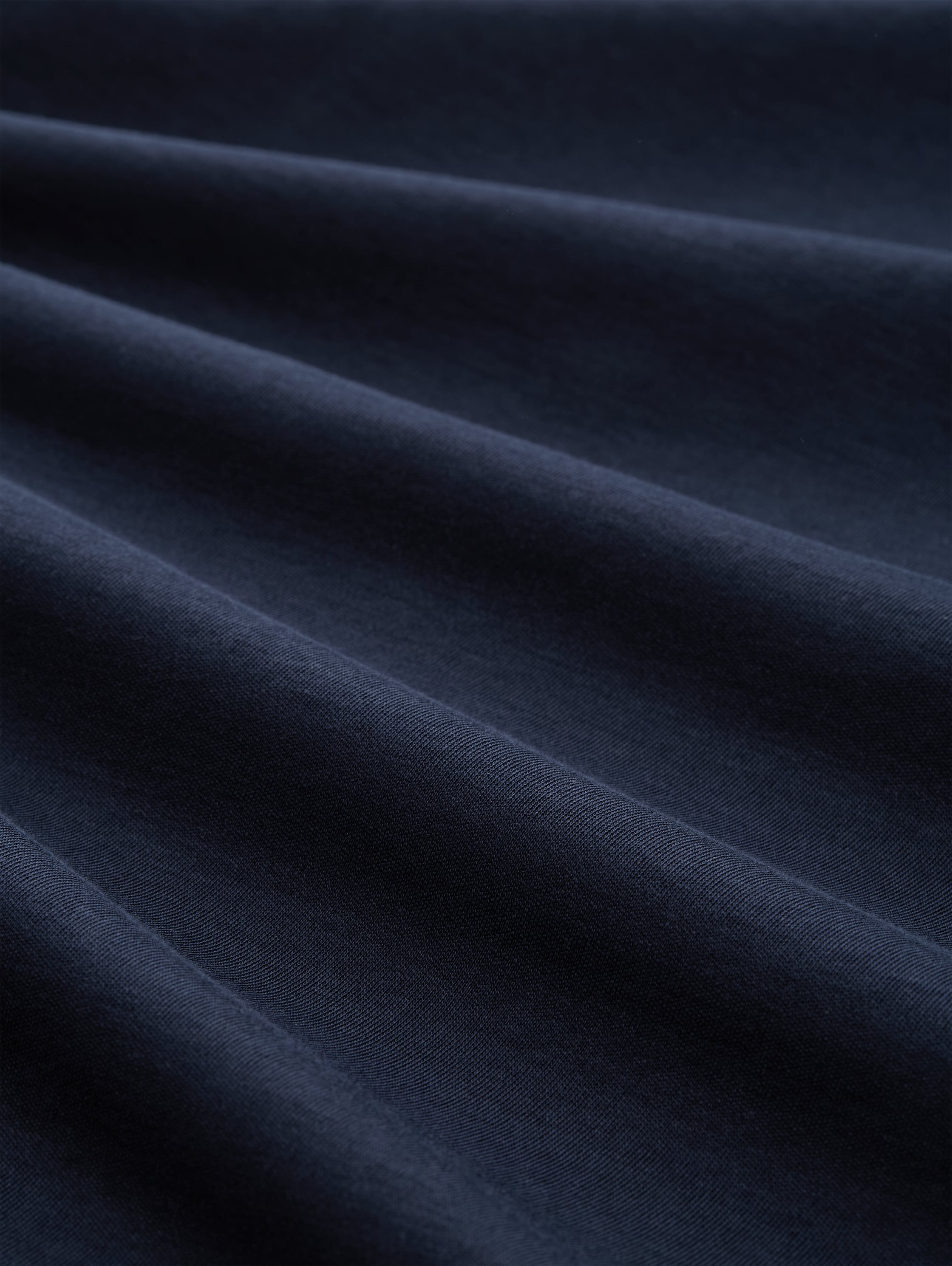 T-Shirt aus Baumwolle - sky captain blue - Material-Ansicht