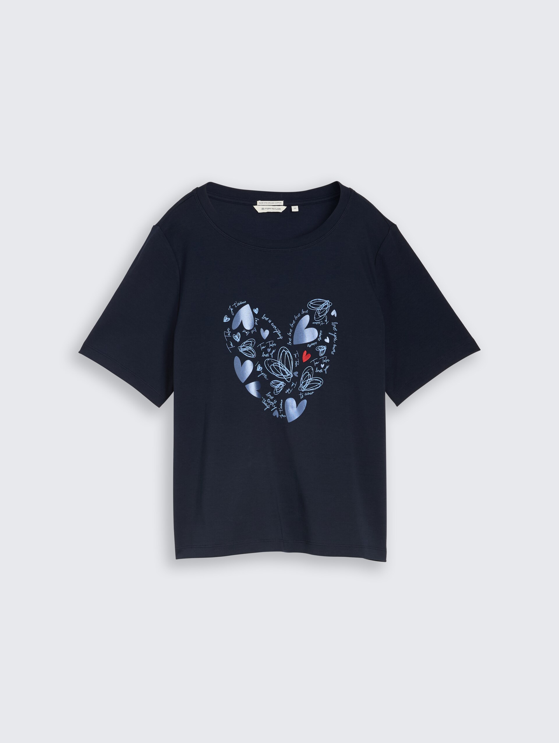 T-Shirt aus Baumwolle - sky captain blue - Vorder-Produkt-Ansicht