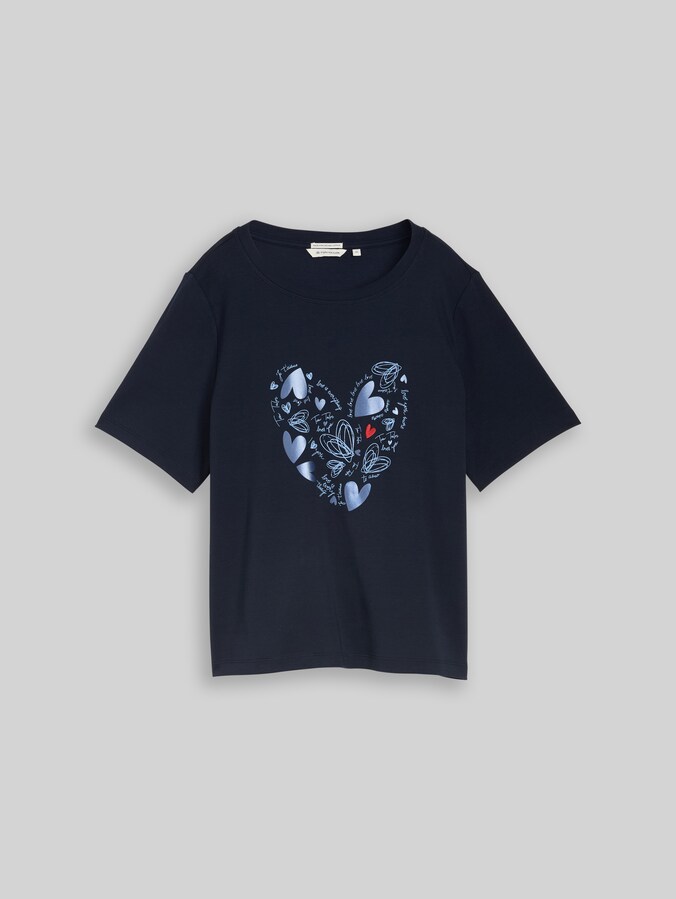 T-shirt en coton par Women, sky captain blue