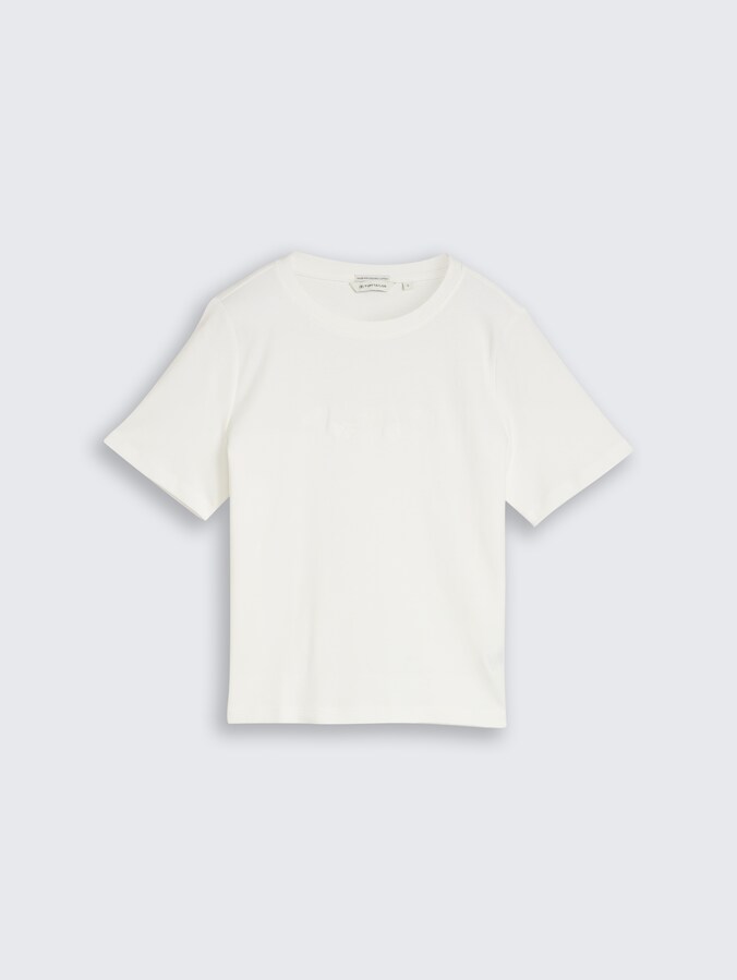Cotton T-shirt by Women, off white 3