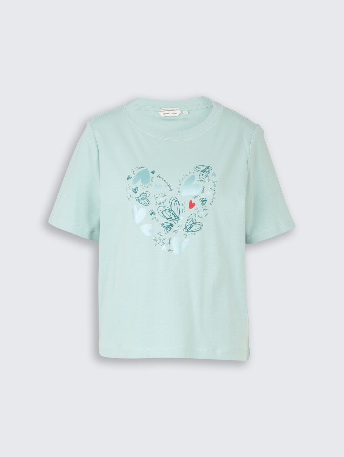 T-Shirt aus Baumwolle - blue haze - Vorder-Produkt-Ansicht