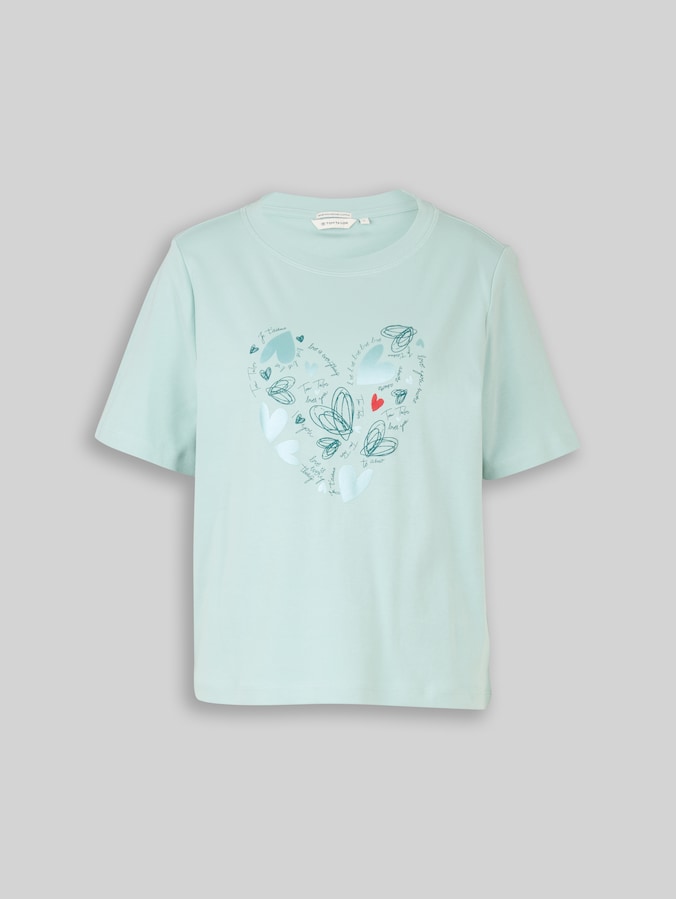T-Shirt aus Baumwolle von Women, blue haze
