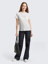 T-shirt avec logo imprimé - Whisper White - Vue de face du modèle