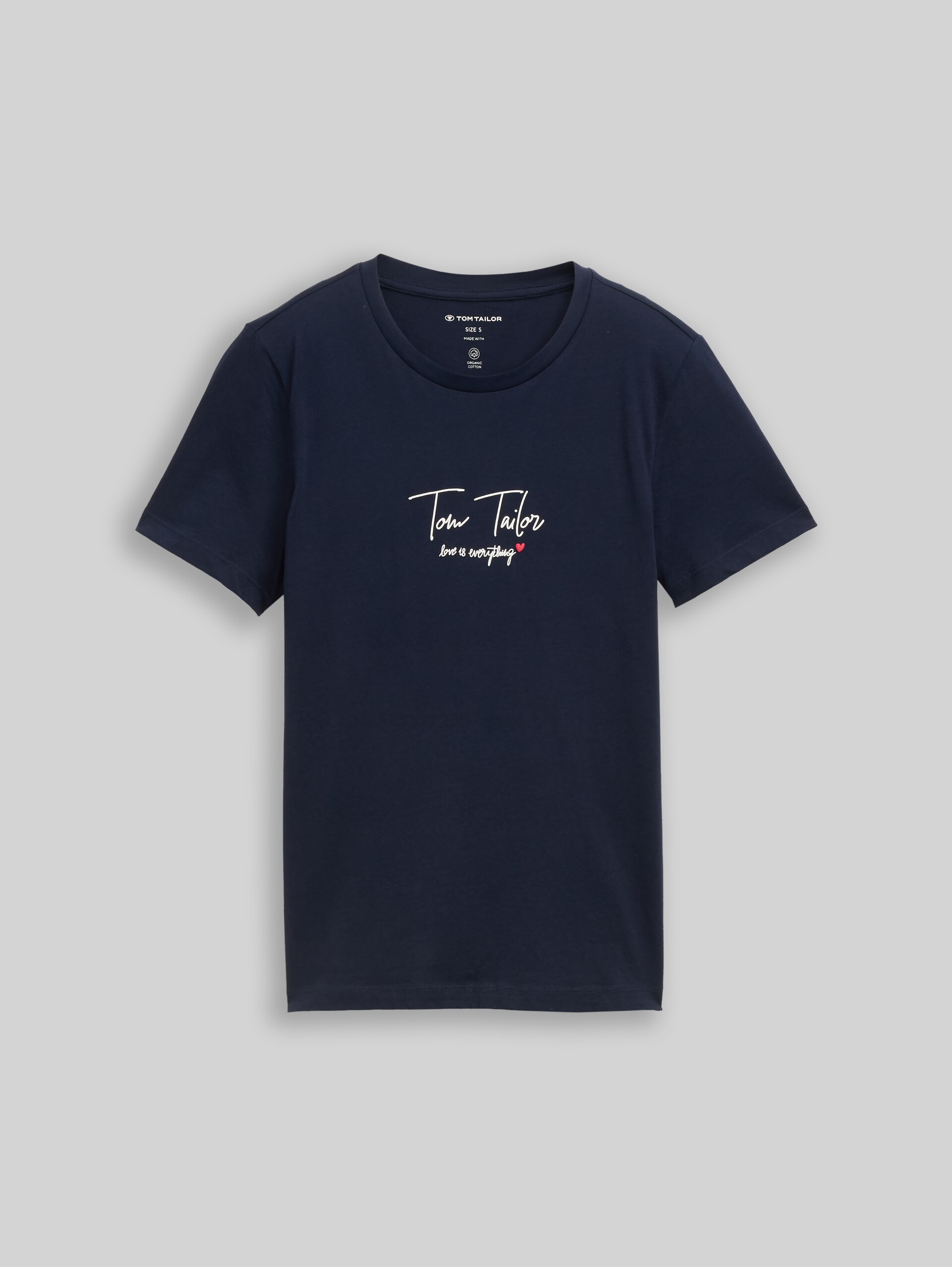 T-shirt with logo print - sky captain blue - Front product view