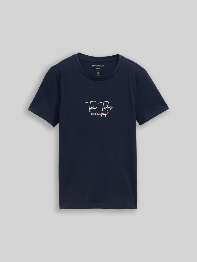 T-shirt with logo print by Women, sky captain blue