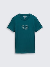 T-shirt avec logo imprimé - Deep Meadow Green - Vue de face du produit