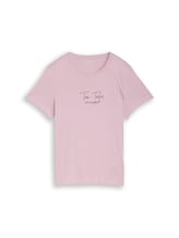 Nicht ausgewählt, T-Shirt mit Logo-Print von Tom Tailor, rosa