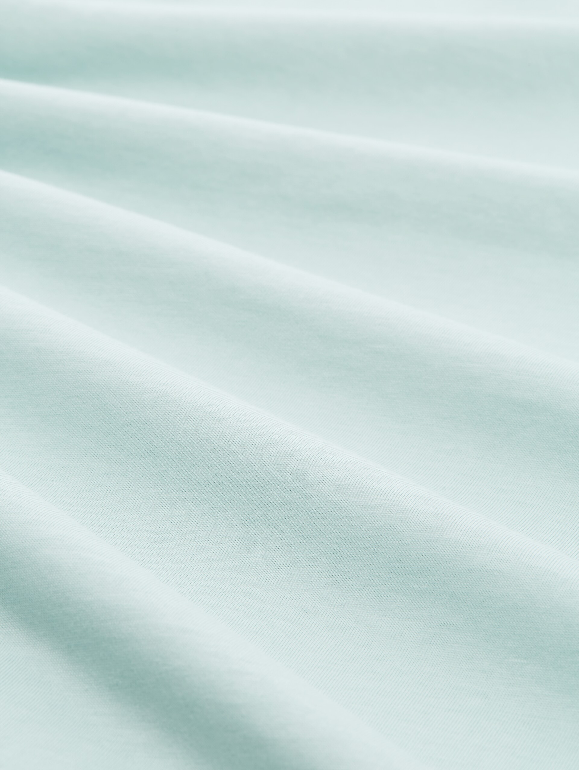 T-Shirt mit Logo-Print - blue haze - Material-Ansicht