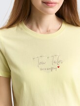 T-shirt avec logo imprimé - soft lemon - Vue détaillée du modèle
