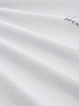 T-shirt avec logo imprimé - soft dusty blue - Vue de la matière
