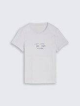 T-shirt avec logo imprimé - soft dusty blue - Vue de face du produit