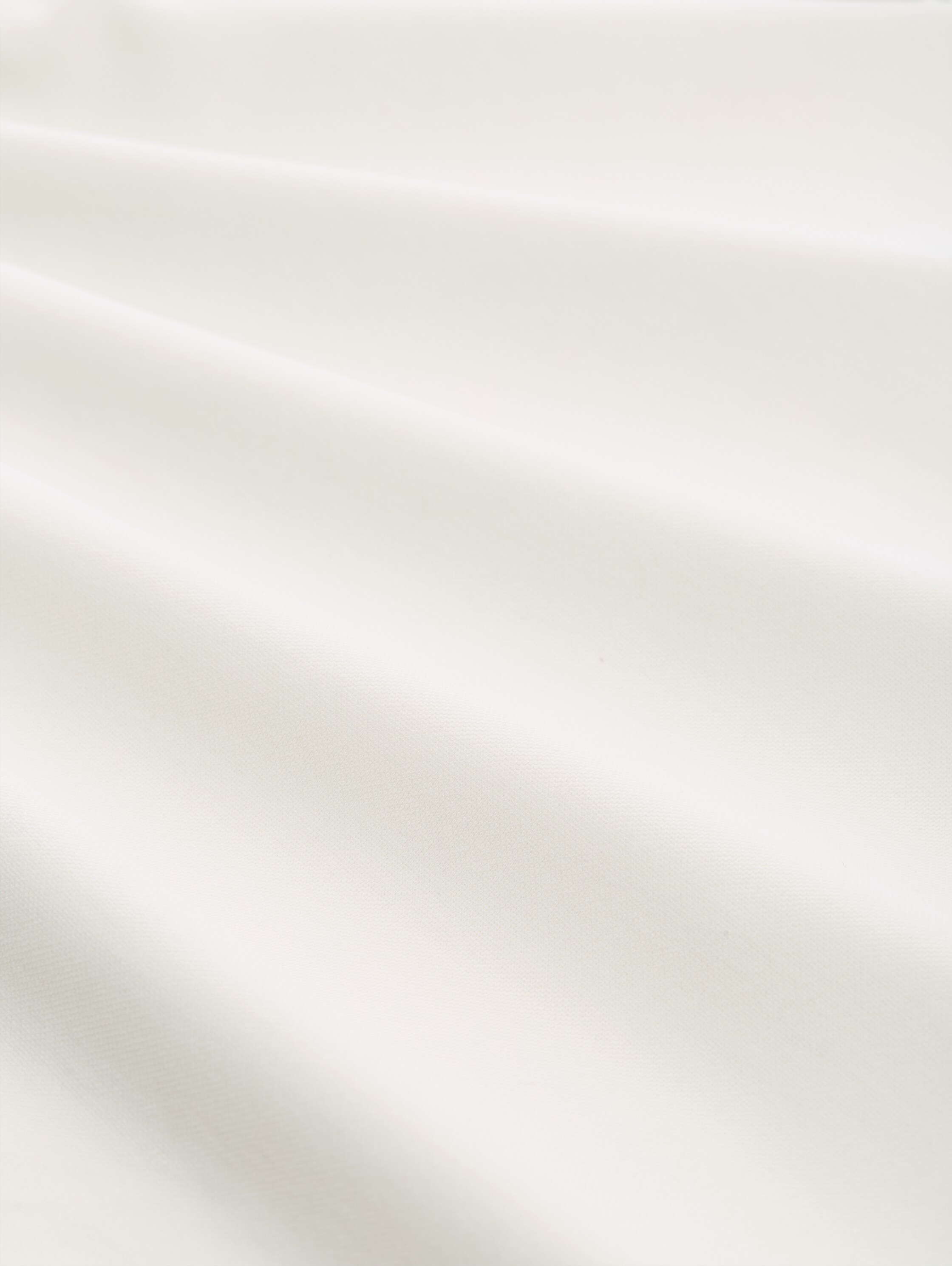 T-shirt à manches longues avec fronces - Whisper White - Vue de la matière