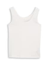 Nicht ausgewählt, Slim Fit Top mit Rundhalsausschnitt von , weiß