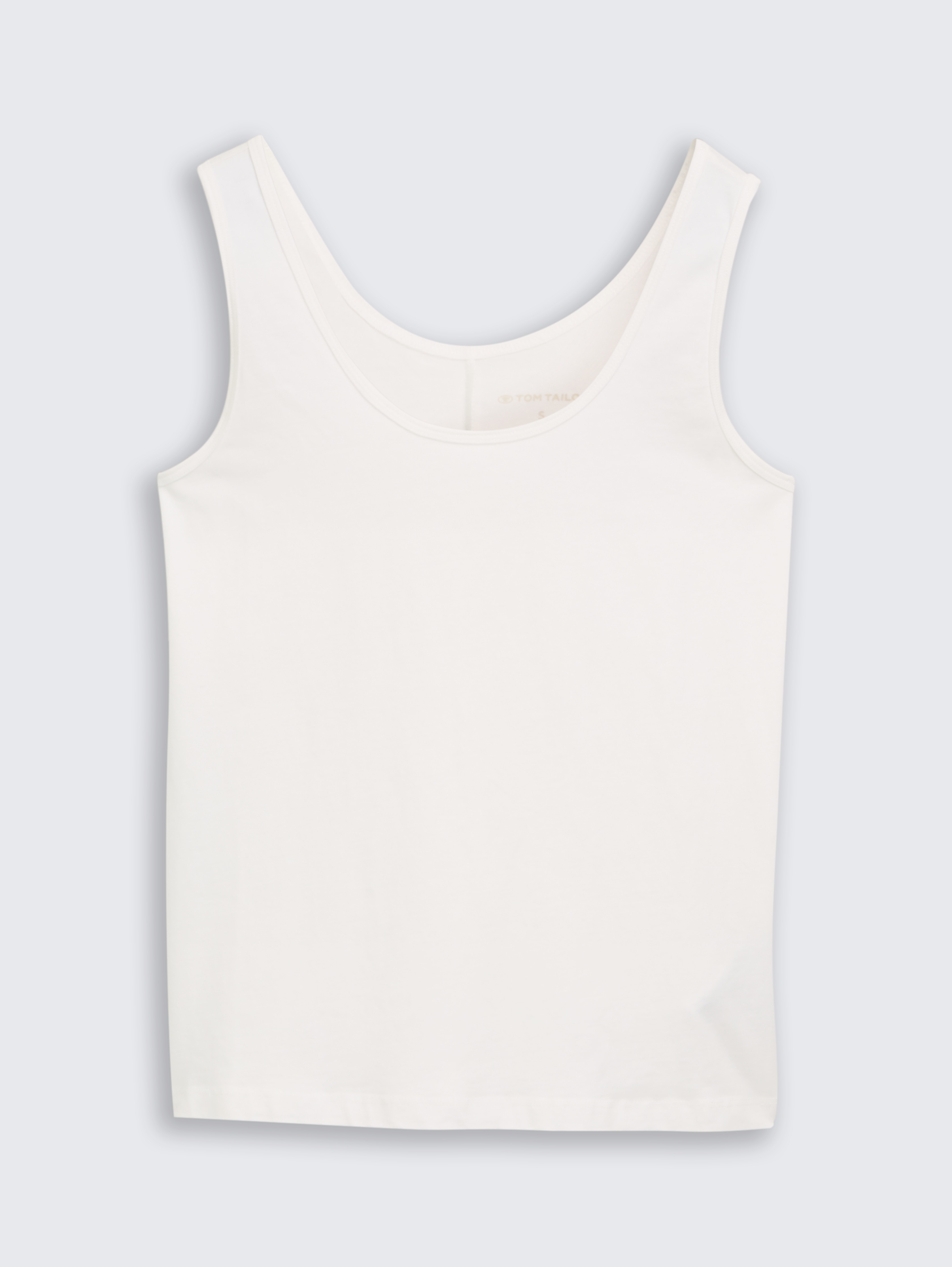 Slim Fit Top mit Rundhalsausschnitt von Women, Whisper White