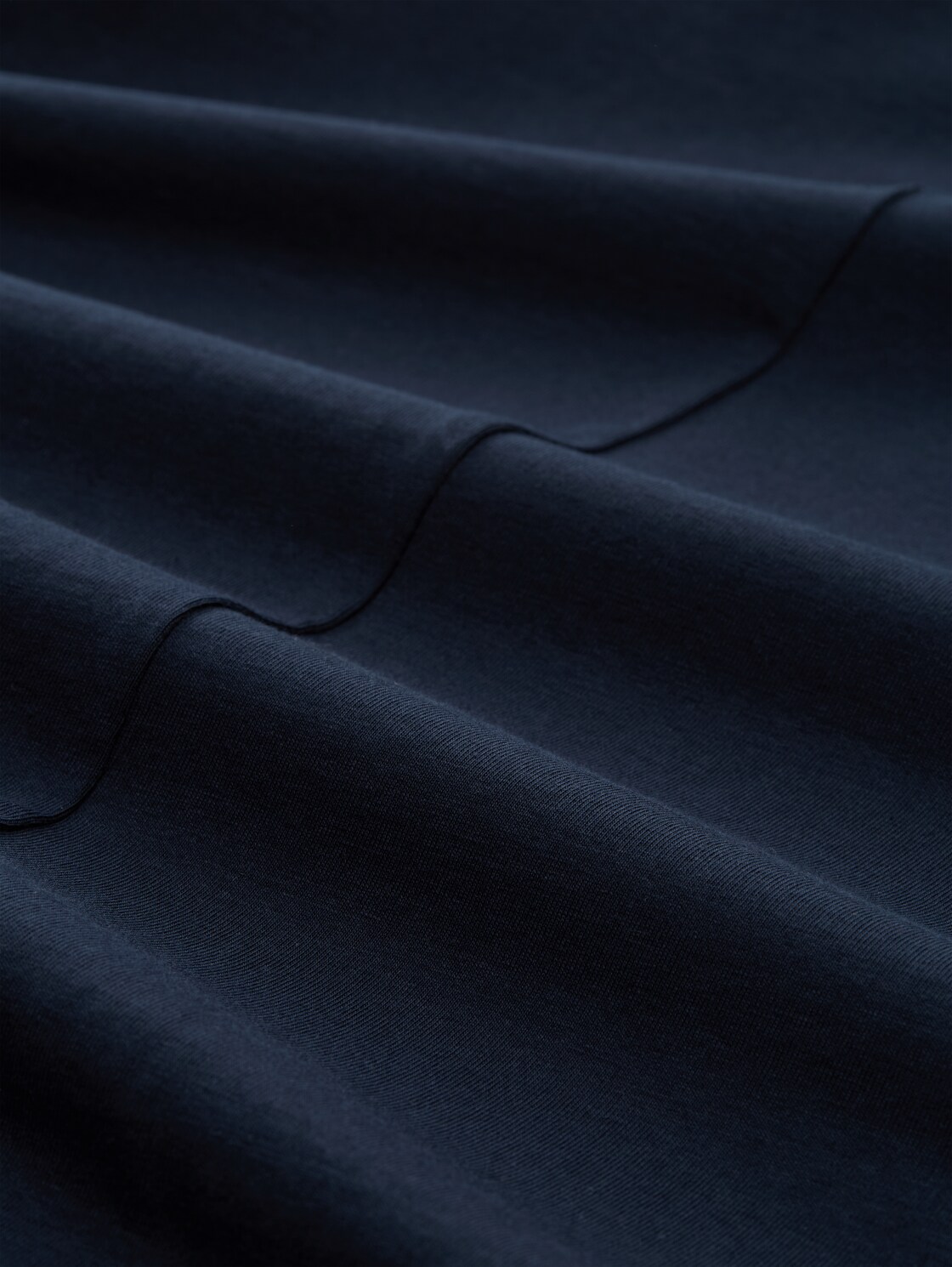 Slim Fit Top mit Rundhalsausschnitt - sky captain blue - Material-Ansicht