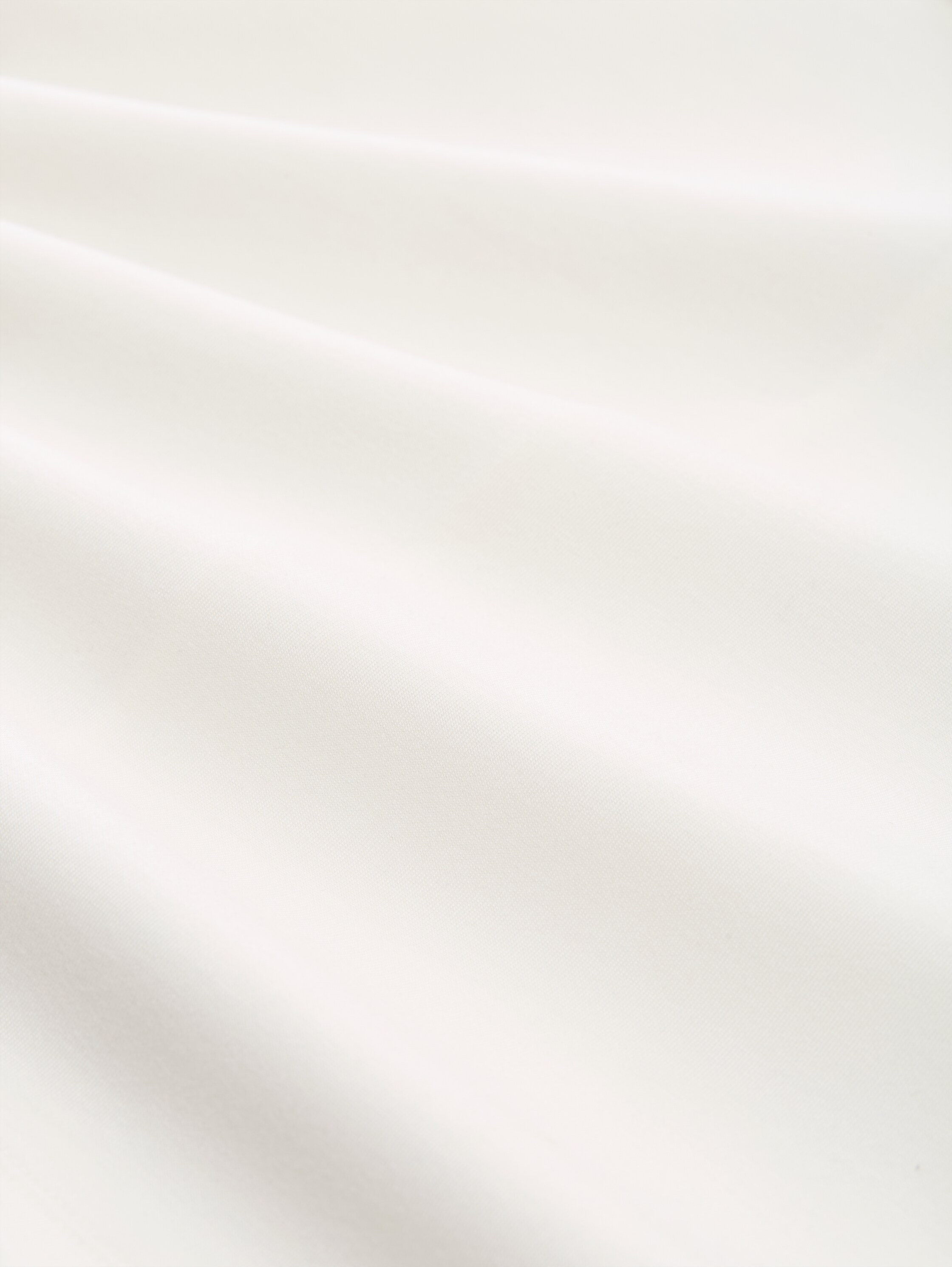 Loose fit scuba shirt met lange mouwen en polokraag - Whisper White - Materiaalweergave