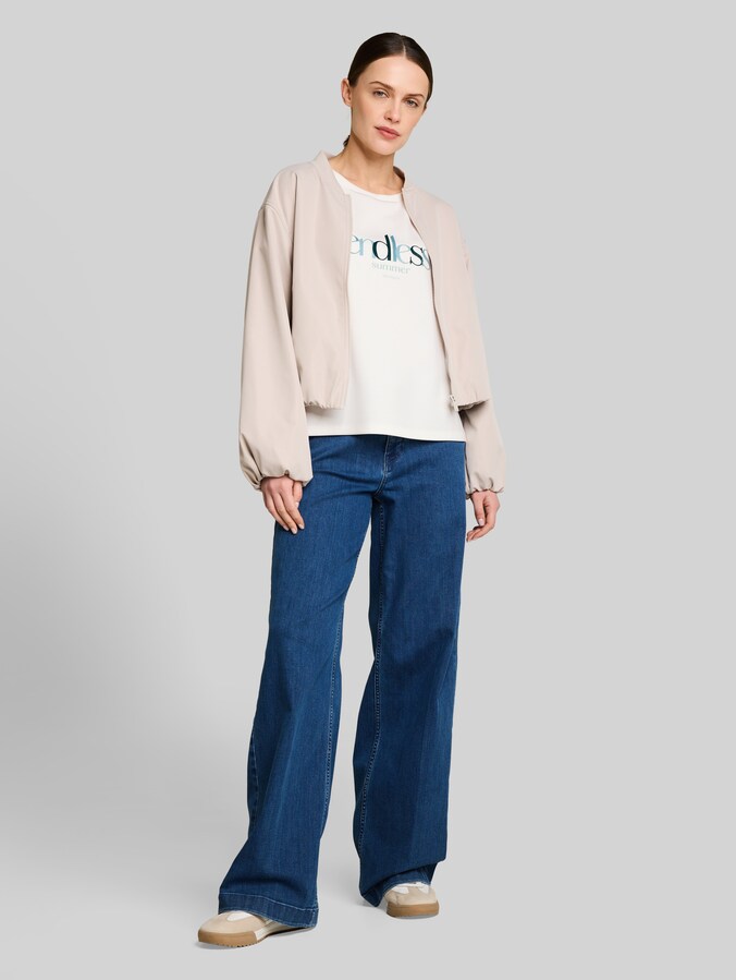 T-shirt ample en scuba avec imprimé par Women, Whisper White