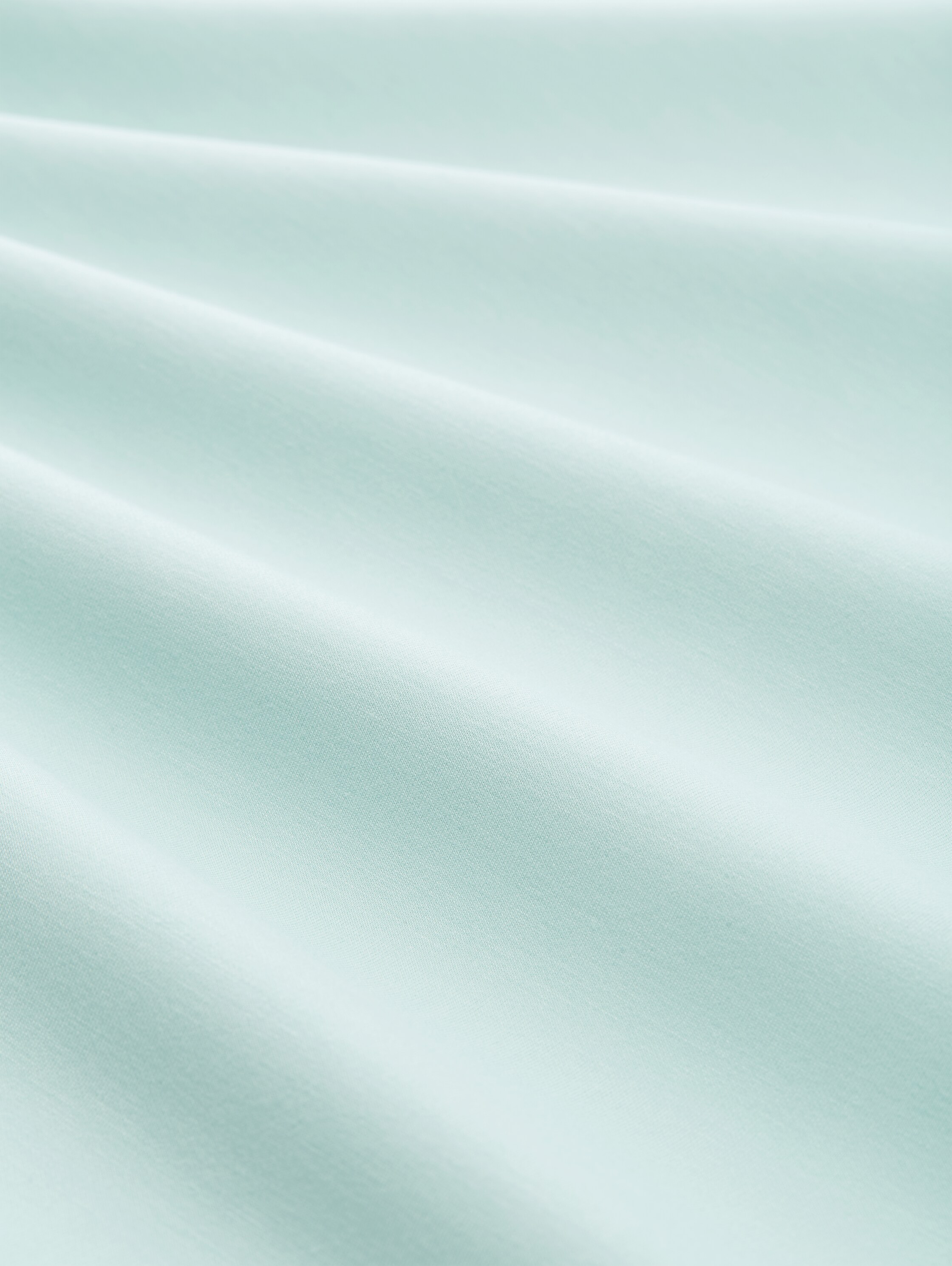 Loose Fit Scuba T-Shirt mit Print - blue_haze - 