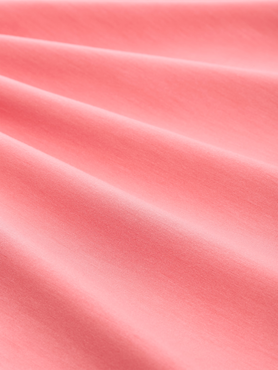 Loose Fit Scuba T-Shirt mit Print - soft coral pink - Material-Ansicht