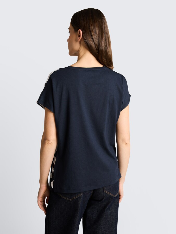 Tom Tailor Denim Loose boyfriend fit blazer met viscose in zwart online