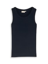 Nicht ausgewählt, Basic Top mit Stretch von Tom Tailor, blau