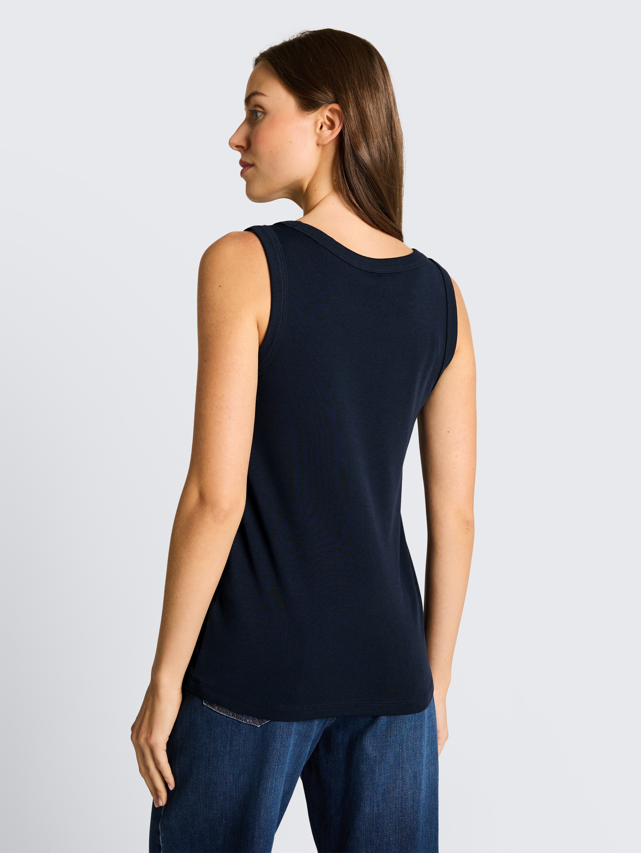 Basic top with stretch - sky_captain_blue_1 - 