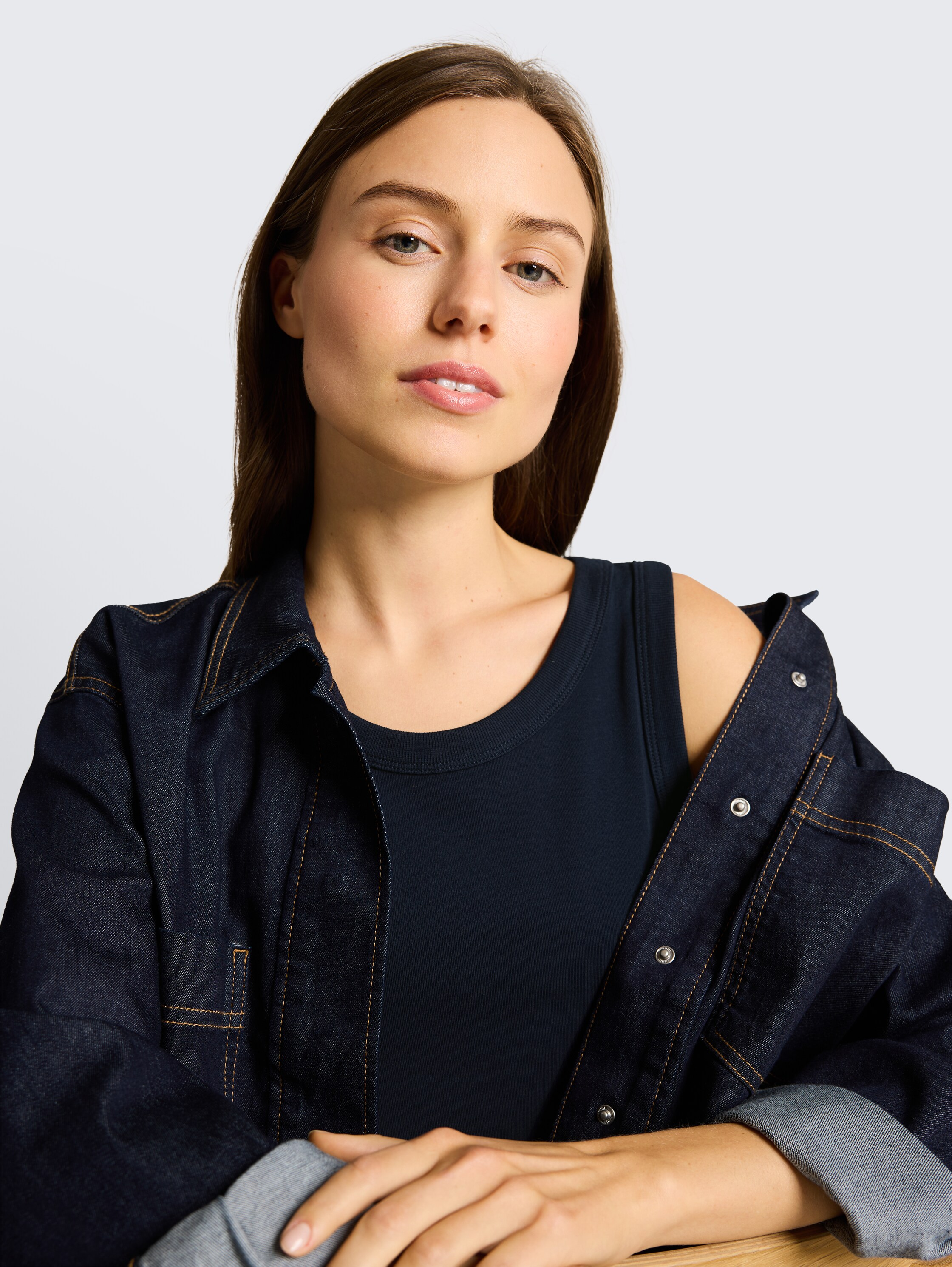 Basic top with stretch - sky_captain_blue_1 - 