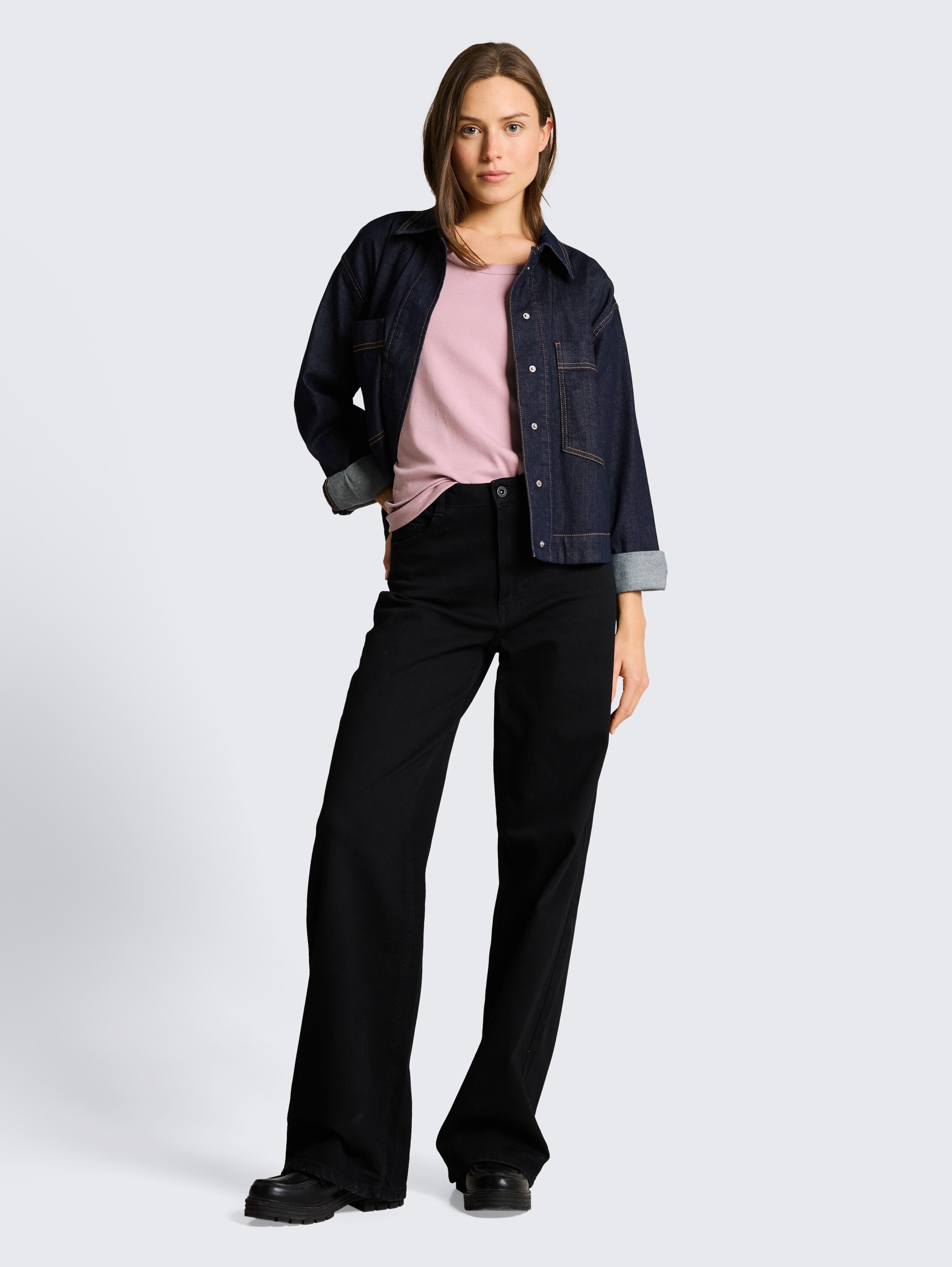 Basic top with stretch - light_elderberry - 