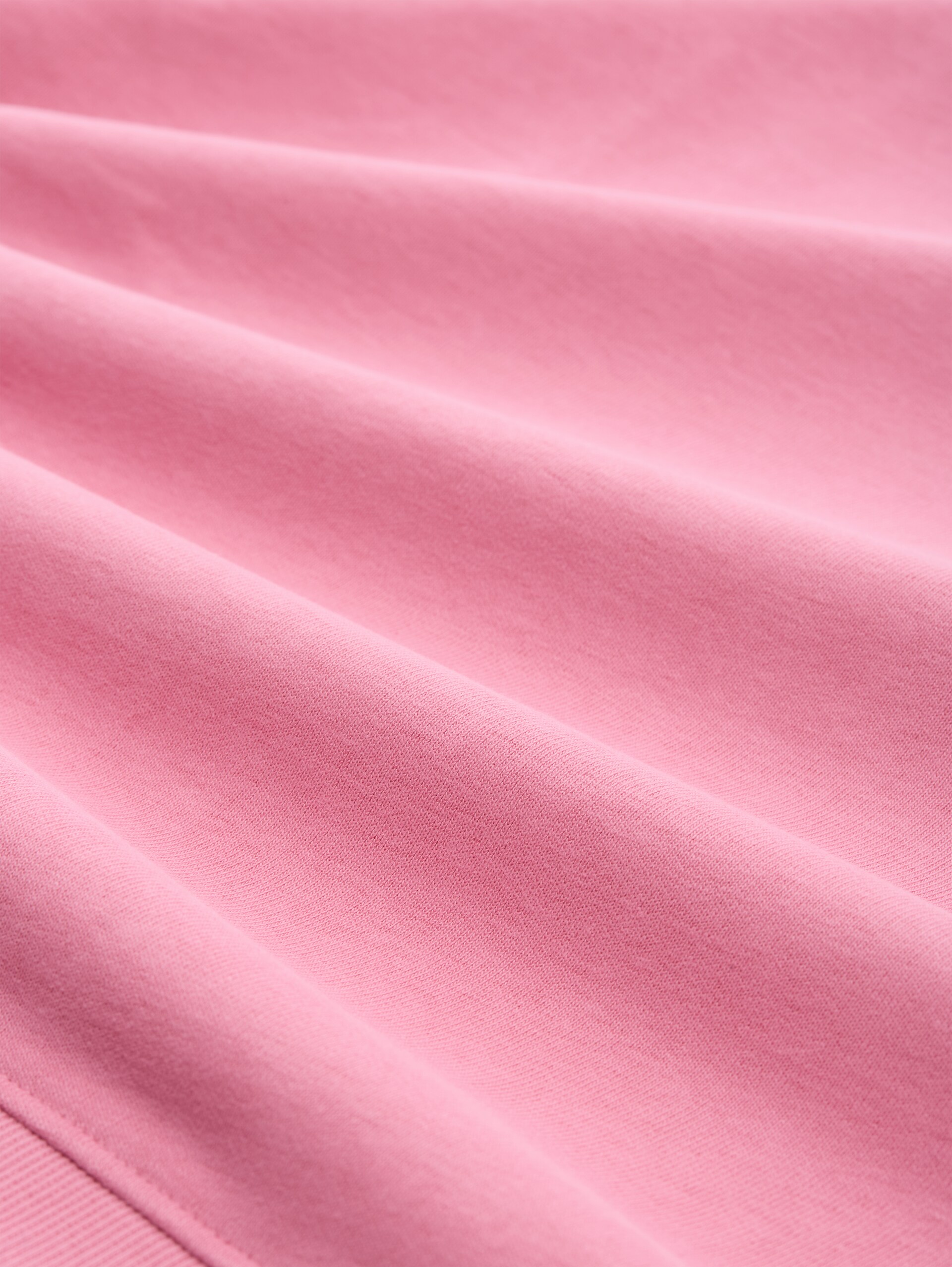 Hoodie Sweatshirt mit Stickerei - Soft Blush Rose - Material-Ansicht