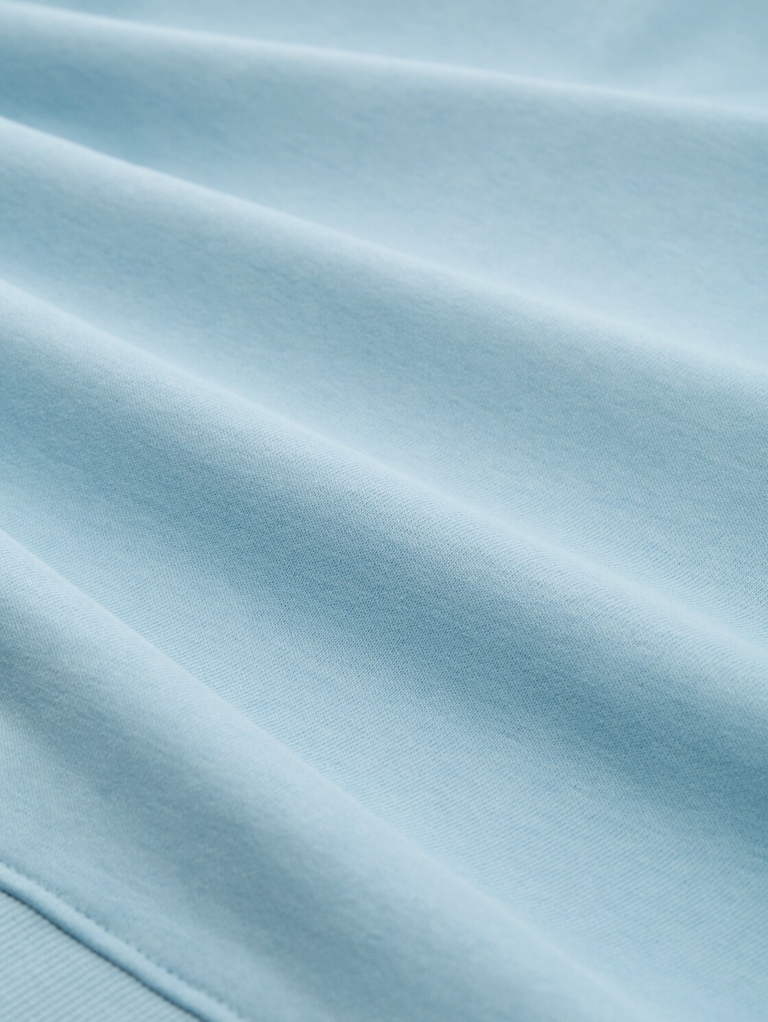 Hoodie Sweatshirt mit Stickerei - calm cloud blue - Material-Ansicht