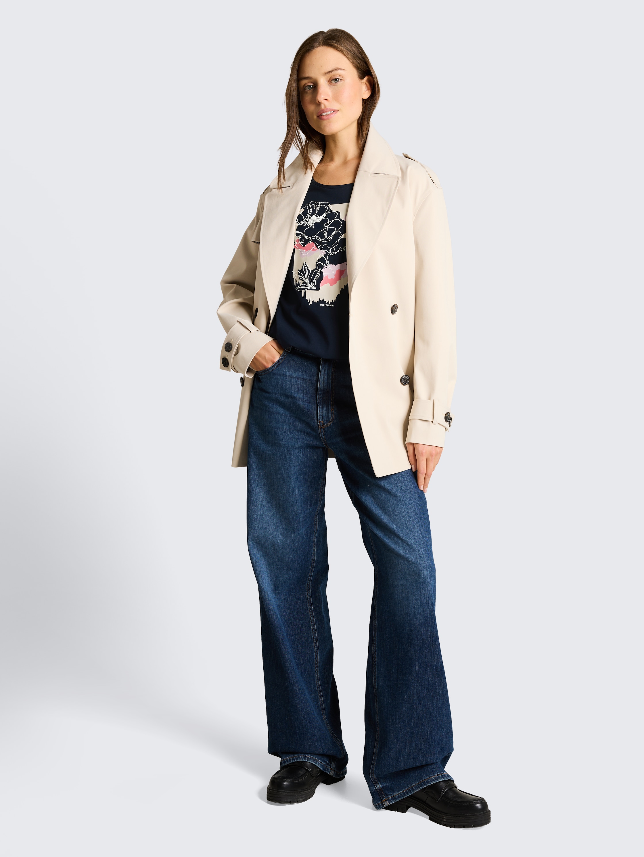 T-shirt met print - sky_captain_blue_1 - 