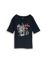 Niet geselecteerd, T-shirt met print door Tom Tailor, blauw