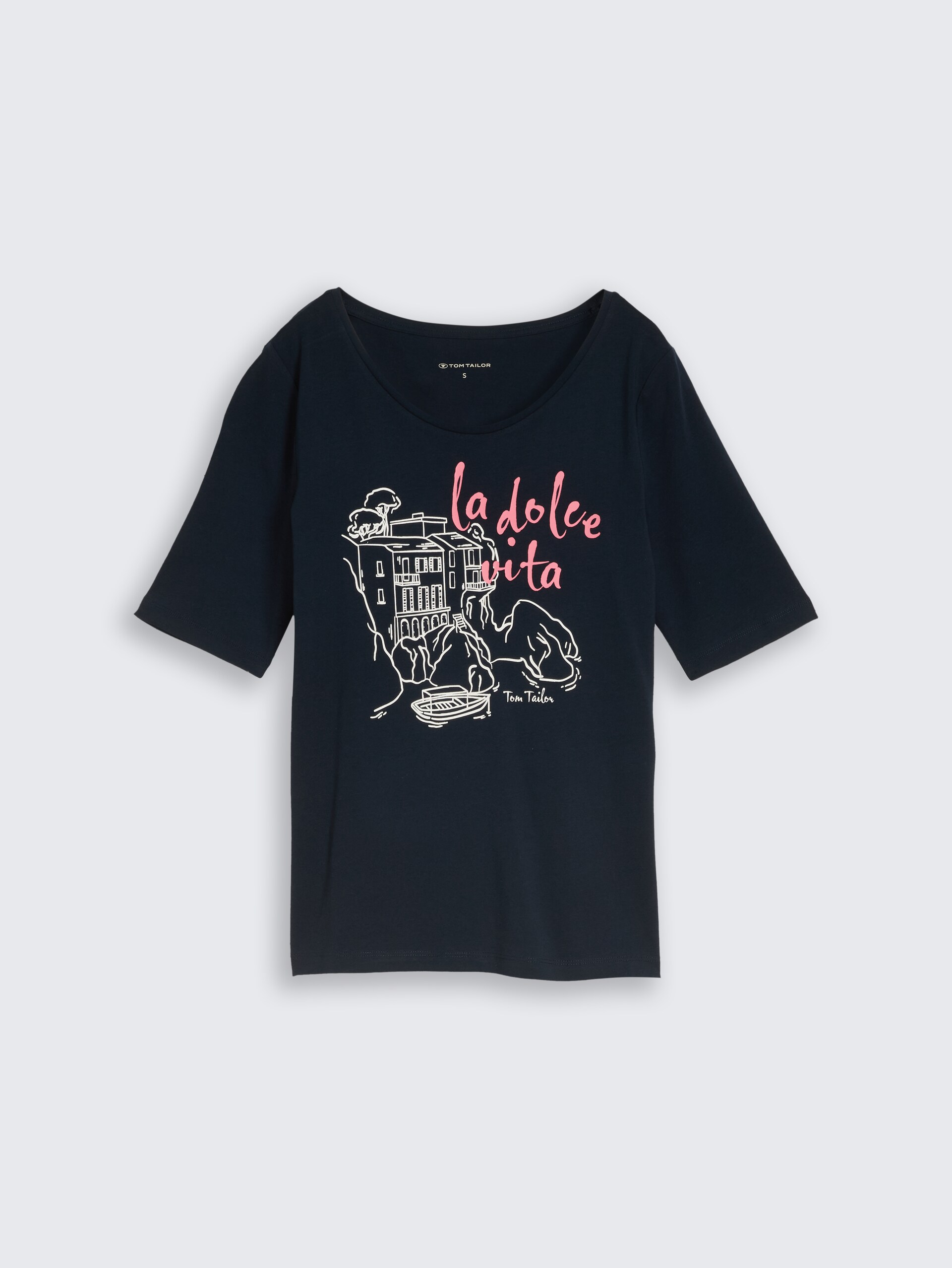 T-Shirt mit Print - Lunar Eclipse - Vorder-Produkt-Ansicht