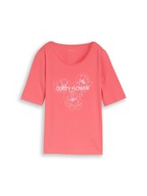 Nicht ausgewählt, T-Shirt mit Print von Tom Tailor, rosa