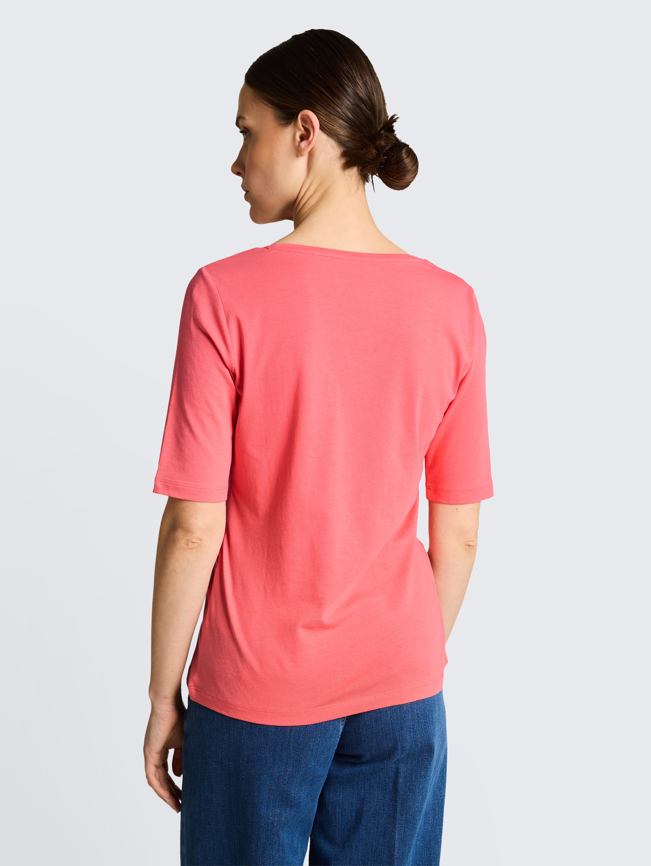 T-shirt with print - soft_coral_pink - 