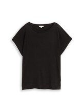 Geselecteerd, Loose fit T-shirt door Tom Tailor, zwart