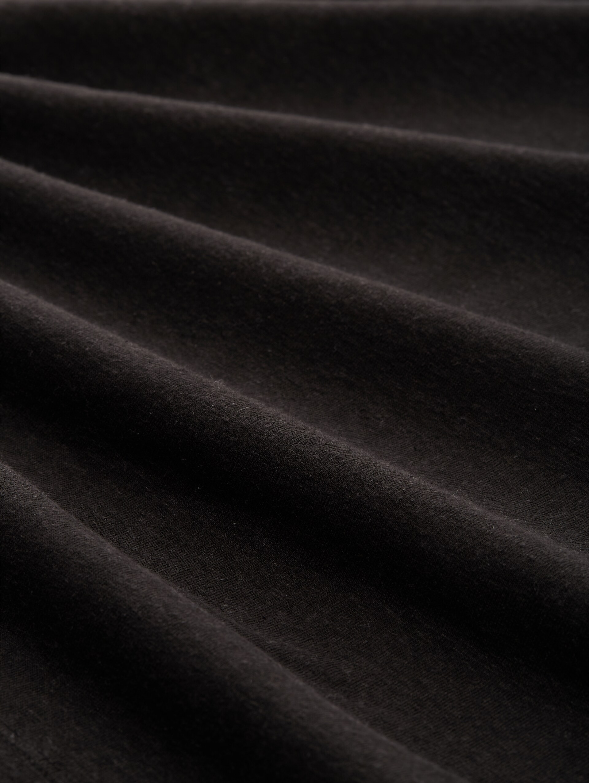 Loose fit T-shirt - deep black - Materiaalweergave
