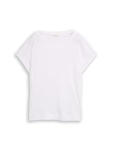 Geselecteerd, Loose fit T-shirt door Tom Tailor, wit
