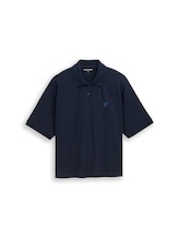 Ausgewählt, Loose Fit Poloshirt von Tom Tailor, blau