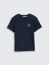 T-shirt avec broderie - sky captain blue - Vue de face du produit