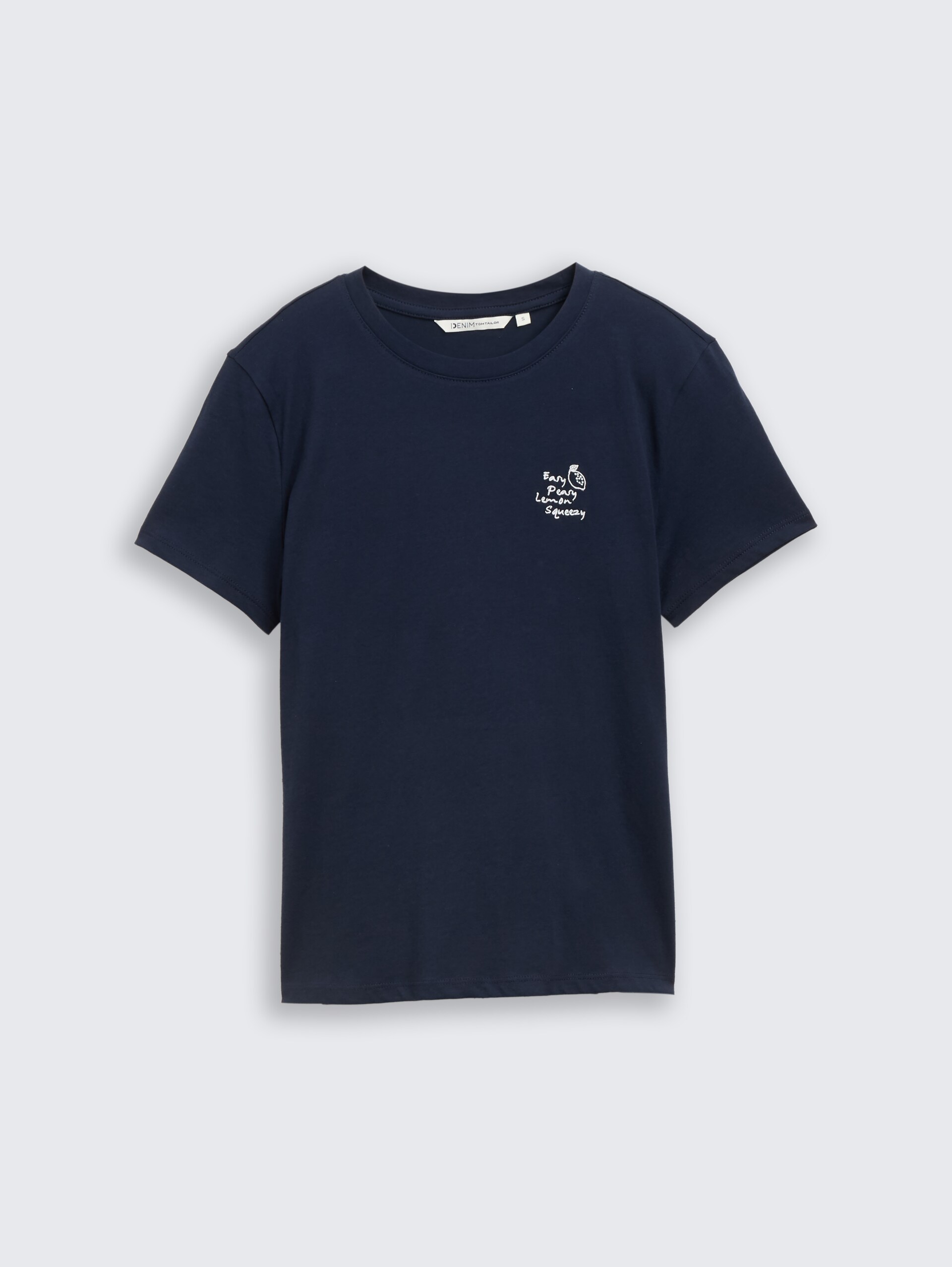 T-Shirt mit Stickerei - sky captain blue - Vorder-Produkt-Ansicht