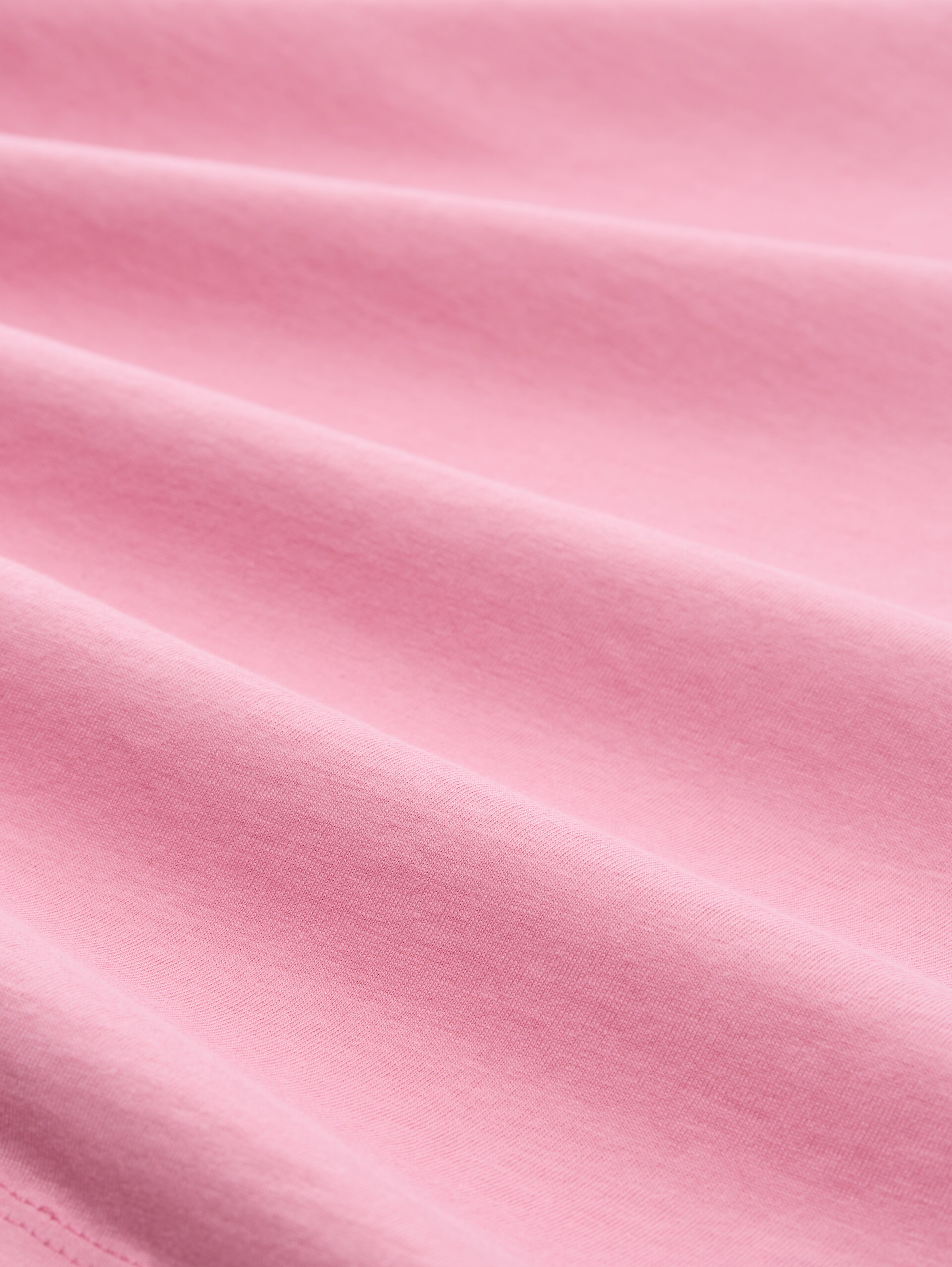 T-shirt brodé - Soft Blush Rose - Vue de la matière