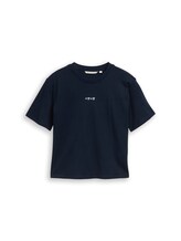 Nicht ausgewählt, Boxy Fit T-Shirt mit Stickerei von , blau