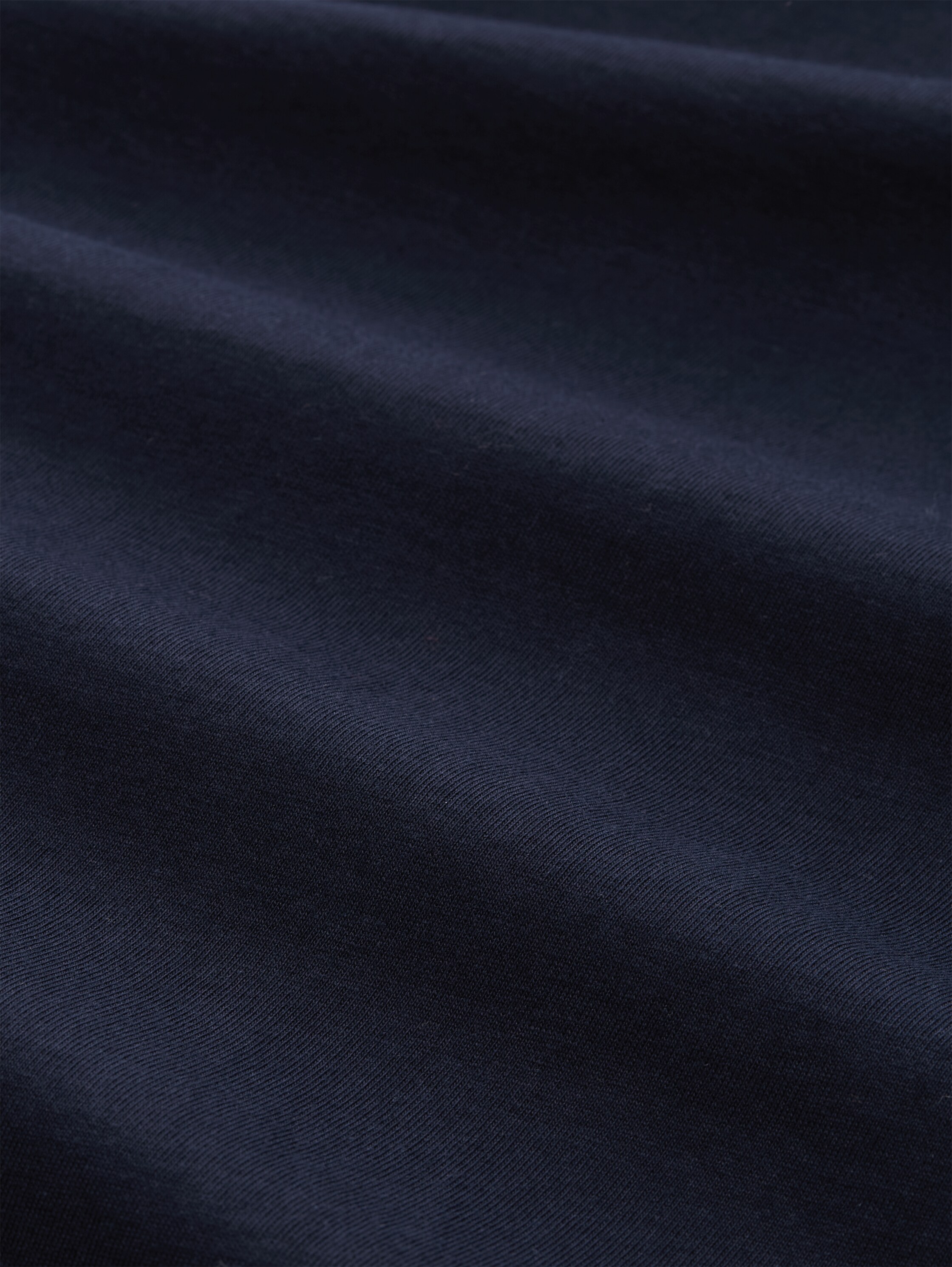 Boxy fit T-shirt met borduursel - sky captain blue - Materiaalweergave