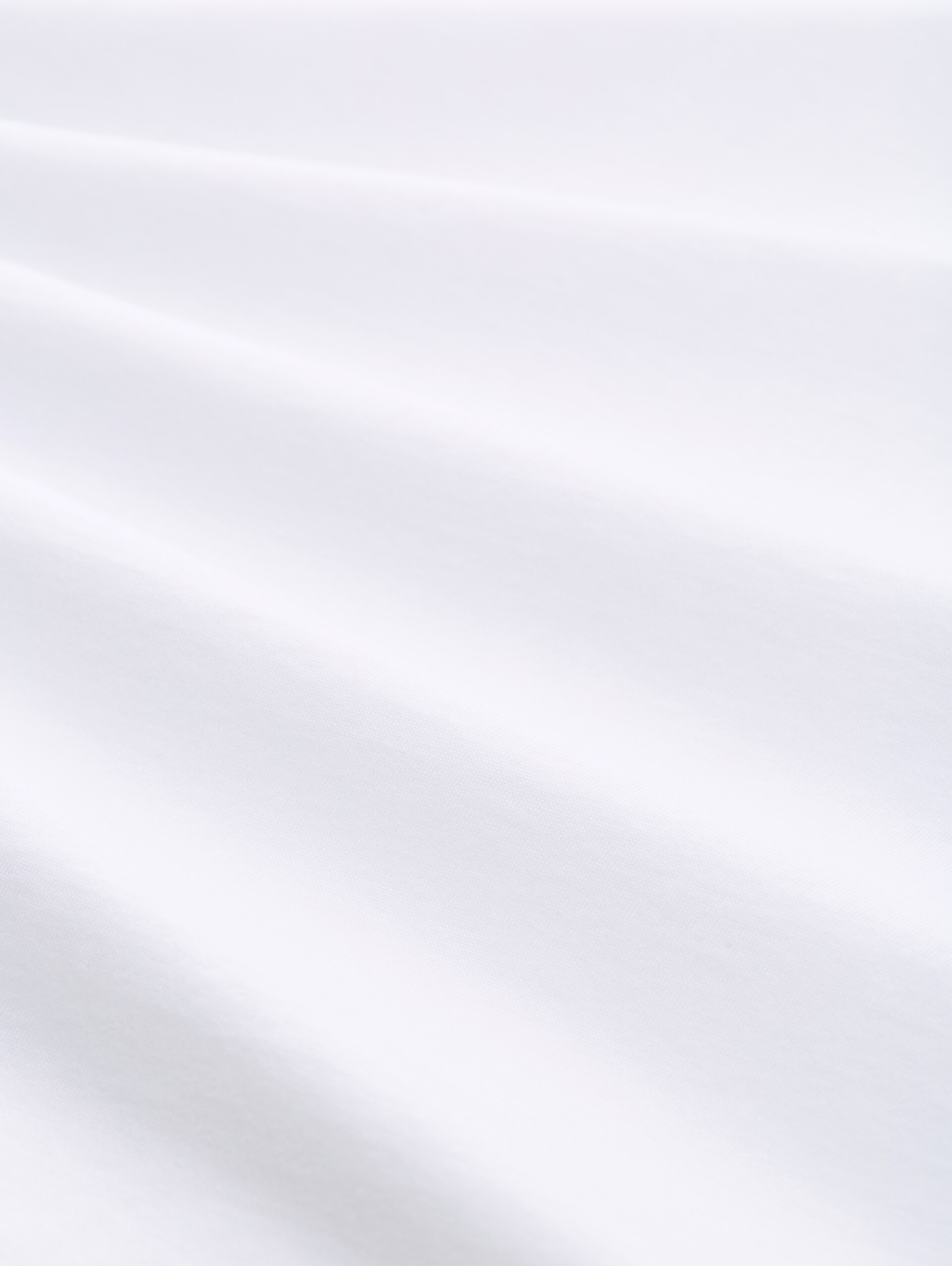Boxy Fit T-Shirt mit Stickerei - White - Material-Ansicht