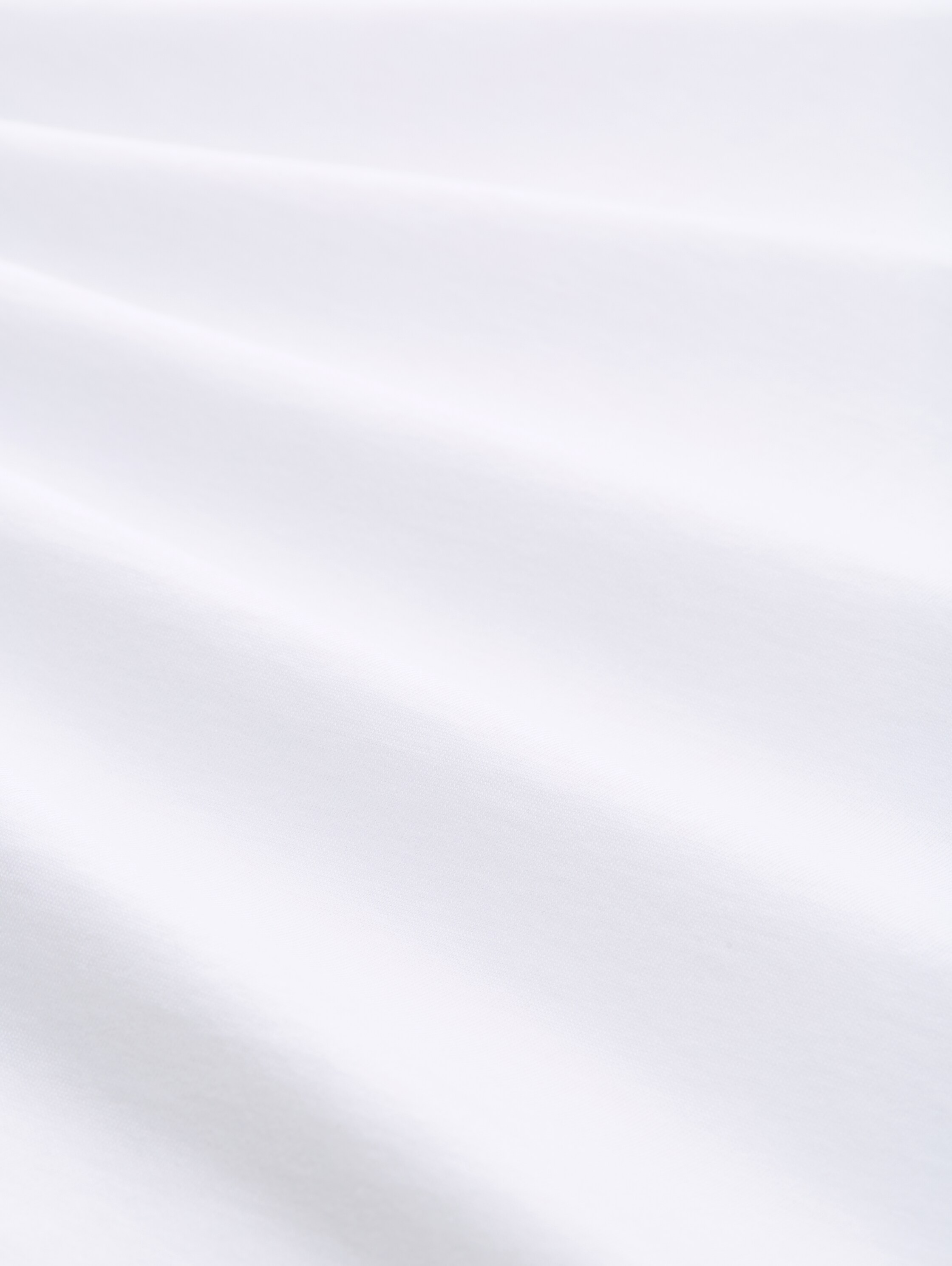 Boxy Fit T-Shirt mit Stickerei - White - Material-Ansicht