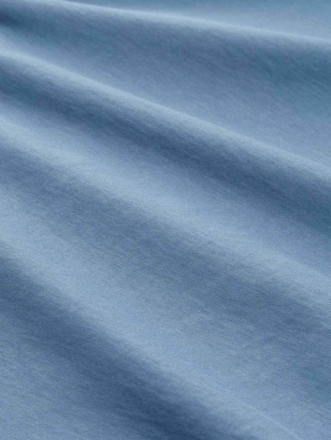 Boxy Fit T-Shirt mit Stickerei - spring lake blue - Material-Ansicht