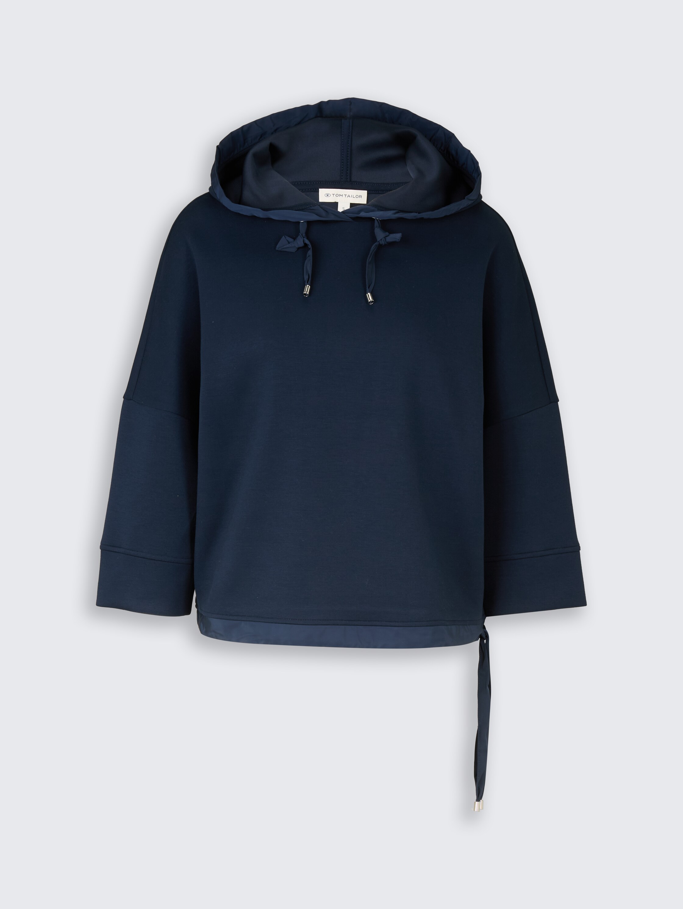 Hoodie Sweatshirt aus Scuba - sky captain blue - Vorder-Produkt-Ansicht