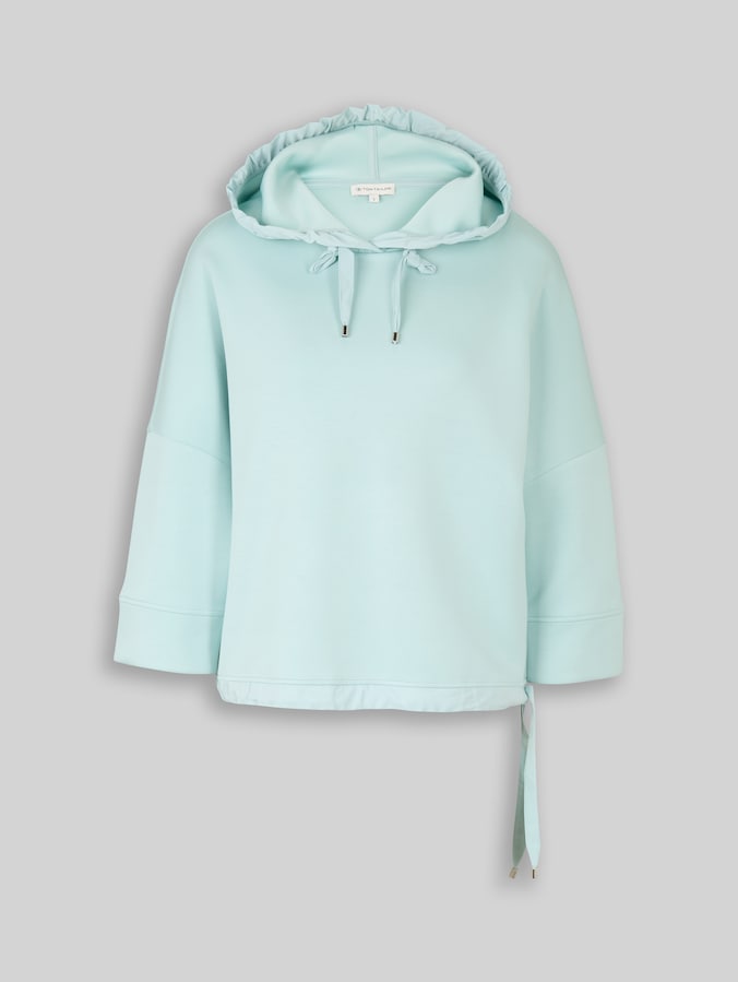 Hoodie Sweatshirt aus Scuba von Women, blue haze